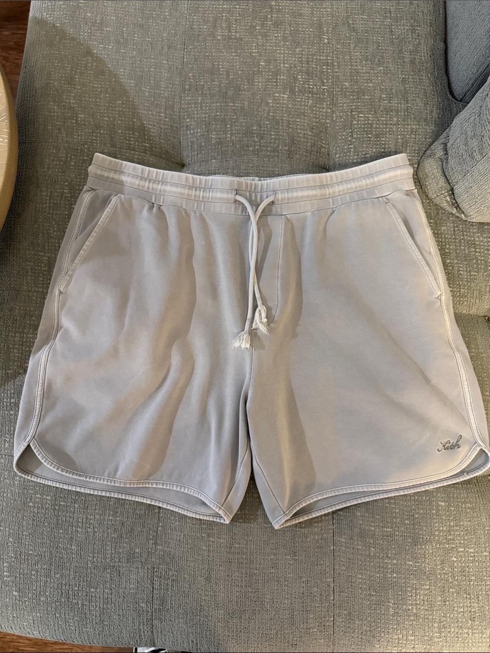 Kith Men’s Light Gray Athletic Drawstring Shorts